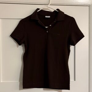 BROOKS BROS. Brown Polo
